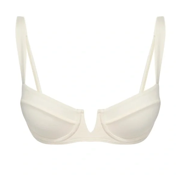 SOLD! Monday Swimwear Clovelly Top, Ivory, L - Picture 3 of 11